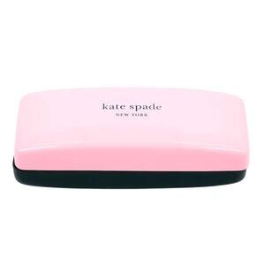 Kate Spade Eyeglass Case Hard Clamshell Pink & Green Authentic